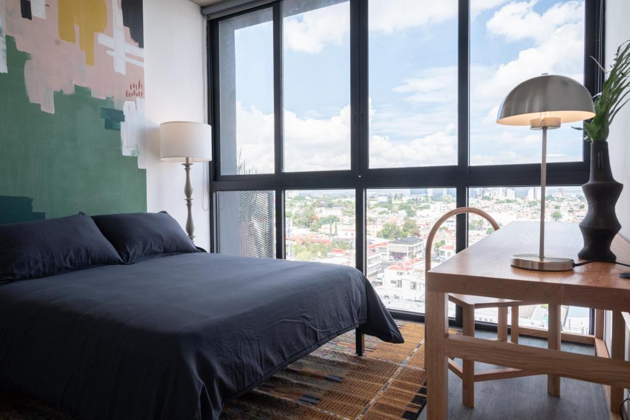 Galeria Flat Rooftop Pool Witgdl Гуадалахара Екстериор снимка