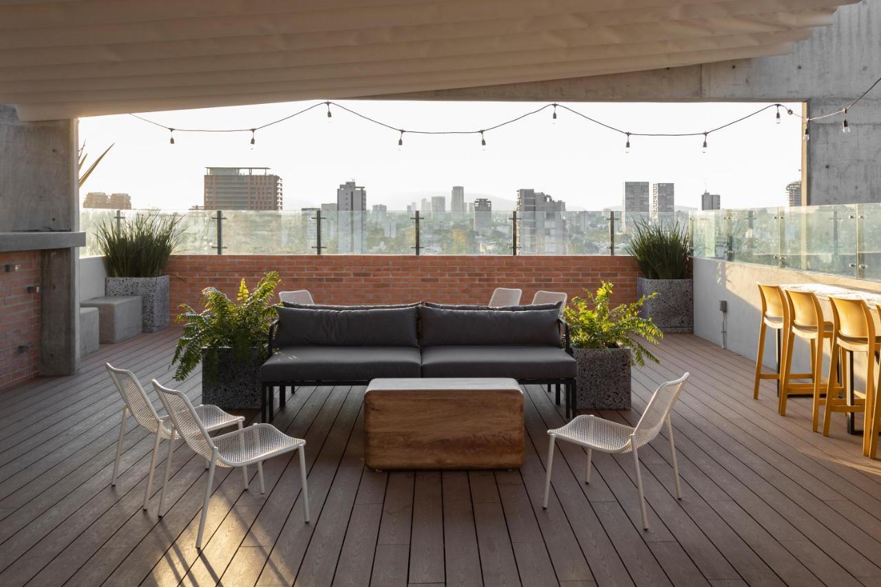 Galeria Flat Rooftop Pool Witgdl Гуадалахара Екстериор снимка